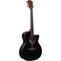 LAG Guitars Tramontane 118 T118ACE-BLK Black elektrisch-akoestische westerngitaar - thumbnail