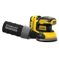 Stanley fatmax v20 18v excentrische schuurmachine (geel/zwart, softbag, accu (2.0ah) en oplader (2a) inbegrepen) - thumbnail