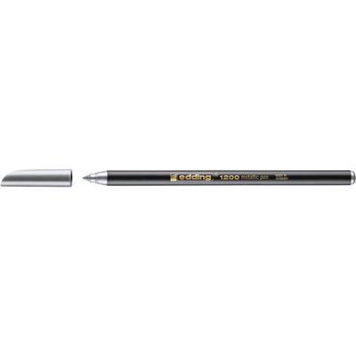 Fineliner edding 1200 f metallic zilver | 10 stuks