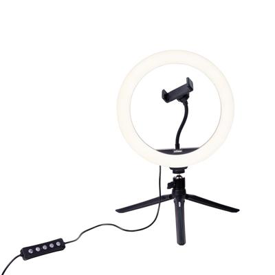 DÖRR Vlogging Kit VL-26 RGB LED-ringlamp Aantal LEDs: 130 DÖRR Vlogging Kit VL-26 RGB LED-ringlamp Aantal LEDs: 130