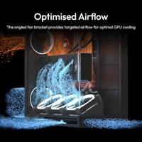 HAVN HAVN HS 420 VGPU PC-Gehäuse, Midi-Tower, E-ATX, Tempered Glass, PCIe 5.0 Riser Midi-tower Behuizing, Gaming-behuizing, PC-behuizing Zwart - thumbnail