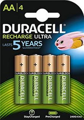 Duracell oplaadbare AA batterijen 4 stuks