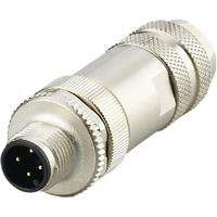 ifm Electronic E12261 Sensor/actuator connector, niet geassembleerd Aantal polen (sensoren): 4 Stekker, recht 1 stuk(s) - thumbnail