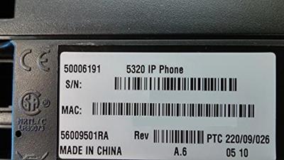 Mitel 5320 IP 2-delige telefoon, handsfree functie, systeem telefoon, IP-telefoon