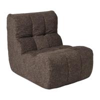 Fauteuil chenille - donkerbruin - 87x72x66 cm - thumbnail