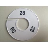 Maatring 11 cm wit/zwart 28 - thumbnail