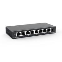 Rouijie Networks RG-ES108GD 8-poorts 10/100/1000Mbps stalen behuizing onbeheerde desktopschakelaar - thumbnail