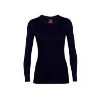 Icebreaker Merino 260 Tech LS Crewe Thermoshirt Dames Midnight Navy L - thumbnail