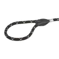 IDC Retriever Leash with Training Collar, 12 mm x 2 m, Fluorescent Black - thumbnail