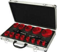 Gatzaagset Bi-metaal Combi Monteur aluminium koffer 19-76mm - thumbnail