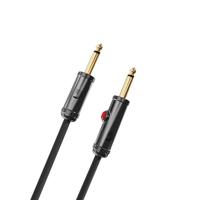 D&apos;Addario AGL-15 Custom Series instrumentkabel met circuitbreaker vergrendelbaar recht 4.5m - thumbnail