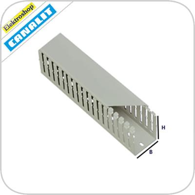 Canalit M6 bedradingskoker 80X80 R7030 grijs 1M