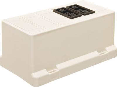 ABB GST18 lasdoosdeksel met 2 GST18 Wieland aansluitingen 3611GB2