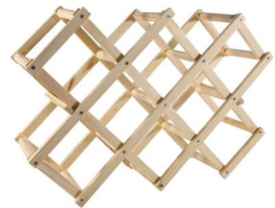 Svenska Living Wijnrek hout voor 10 flessen