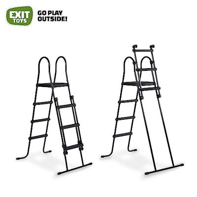 EXIT rond zwembad ø450x122cm met filter- en warmtepomp + zandfilter (Kleur: bruin)