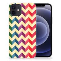 iPhone 12 | 12 Pro (6.1") | TPU bumper | Zigzag Multi Color - thumbnail