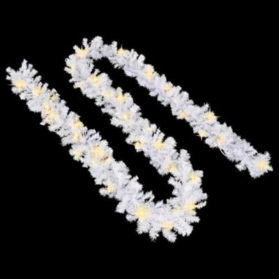 VidaXL Kerstslinger met led-lampjes 10 m wit