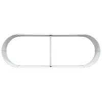 Verhoogde plantenbak Groen 240 x 80 x 44 cm Staal - thumbnail