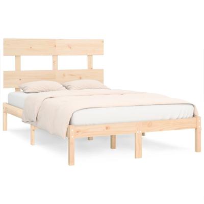 Bedframe massief hout 140x190 cm - thumbnail