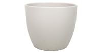 Floran bloempot boule 28x25 cm taupe mat - thumbnail