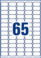 Avery L7551-25 adresetiketten ft 38,1 x 21,2 mm (b x h), 1.625 etiketten, transparant - thumbnail