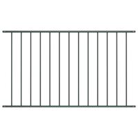 VidaXL Schuttingpaneel gepoedercoat staal 1,63x1,25 m antraciet - thumbnail