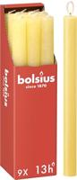 Bolsius rustiek tafelkaars sunny geel - thumbnail