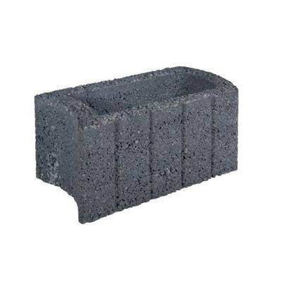 5 stuks! Ovalflor zwart 40x21x20 cm Gardenlux - Gardenlux