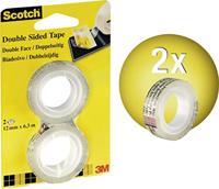Scotch FT-5100-4927-1 136R2 Dubbelzijdige tape Scotch 665 Transparant (l x b) 6.3 m x 12 mm 2 stuk(s) - thumbnail