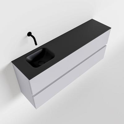 MONDIAZ ADA 120cm toiletmeubel cale. LEX wastafel urban links zonder kraangat