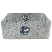 Opzetwasbak rechthoekig 46x35,5x13 cm keramiek meerkleurig - thumbnail