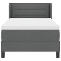 Boxspringbed met matras met matras Donkergrijs 90 x 200 cm - thumbnail