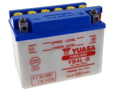Yuasa YB4LB DC Motorfietsaccu 12 V 4 Ah Pooltype: Schroefklem type 5