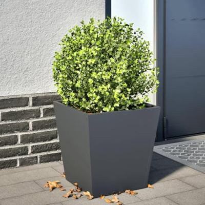 VidaXL Plantenbak 40x40x40 cm staal antracietkleurig VidaXL Plantenbak 40x40x40 cm staal antracietkleurig