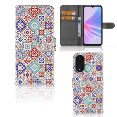 OPPO A78 5G | A58 5G | Bookcase | Tiles Color