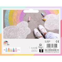 Set van 5 stoepkrijt LICORNE FOLIA meerkleurig - thumbnail