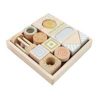 Lobbes Houten activeitein blokken, 14dlg. - thumbnail