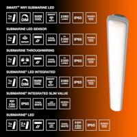 OSRAM HOMELIGHTING Submarine Integrated Slim Value 0.6M 10W 4000K LED-lamp voor vochtige ruimte - thumbnail