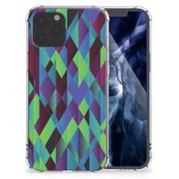 iPhone 12 Pro Max Shockproof Case Abstract Green Blue - thumbnail
