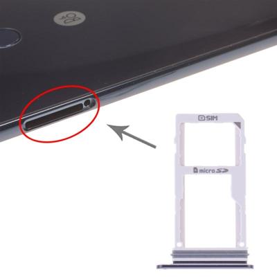 SIM-kaart lade + SIM-kaart lade/micro SD-kaart lade voor LG V30 VS996 LS998U H933 LS998U (zwart)