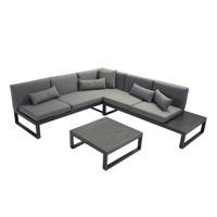 Loungeset Malaga aluminium - thumbnail