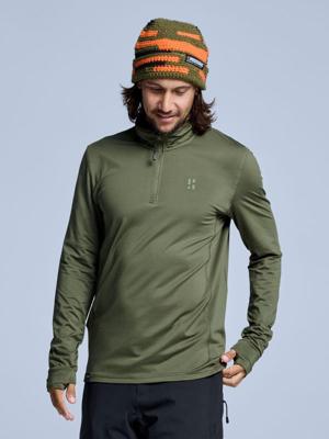 Poederbaas Midlayer Pully Heren Four Seasons Lightweight 2.0 Olive Green-S