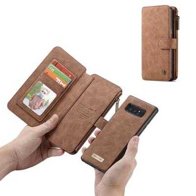 Caseme luxe portemonnee hoes Samsung Galaxy Note 8 bruin