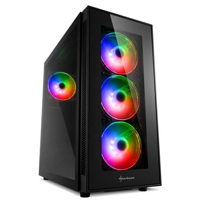 Sharkoon TG5 Pro RGB midi tower behuizing Sharkoon TG5 Pro RGB midi tower behuizing