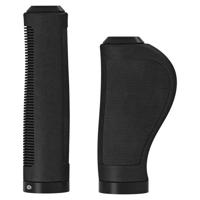 BROOKS Ergonomic rubber grips (100+130mm) - black - thumbnail