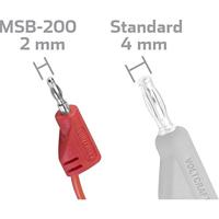 VOLTCRAFT MSB-200 Meetsnoer Banaanstekker 2 mm Banaanstekker 2 mm 0.90 m Rood 1 stuk(s) - thumbnail