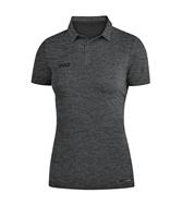 JAKO 6329D Polo Premium Basics Dames - Antraciet Gemeleerd - 44 - thumbnail