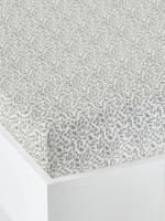 GREEN FOREST Oeko-Tex® baby hoeslaken ecru/grijs - thumbnail