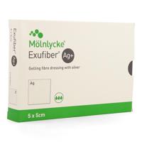 Exufiber Ag Gel.fibre Dressing Ster 5 X 5cm 10 - thumbnail