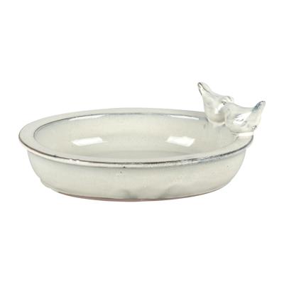 Esschert Design Keramiek ovaal vogelbad
